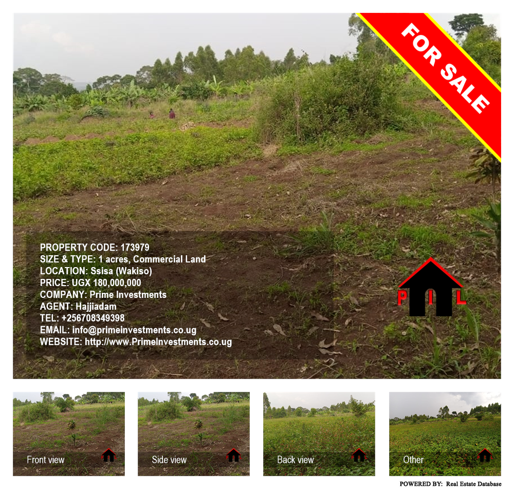 Commercial Land  for sale in Ssisa Wakiso Uganda, code: 173979