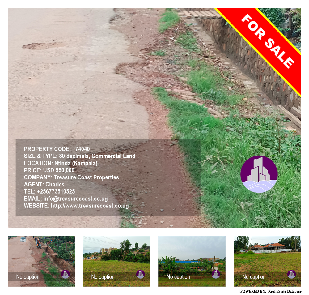 Commercial Land  for sale in Ntinda Kampala Uganda, code: 174040
