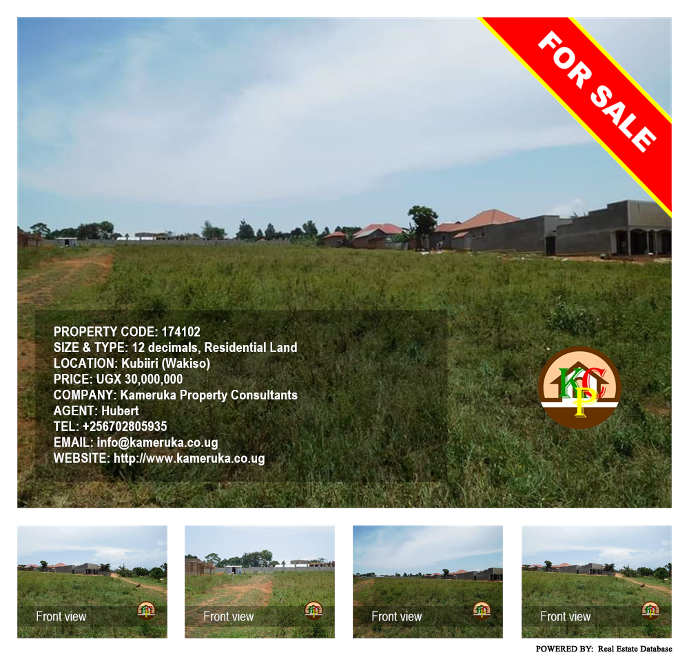Residential Land  for sale in Kubiiri Wakiso Uganda, code: 174102