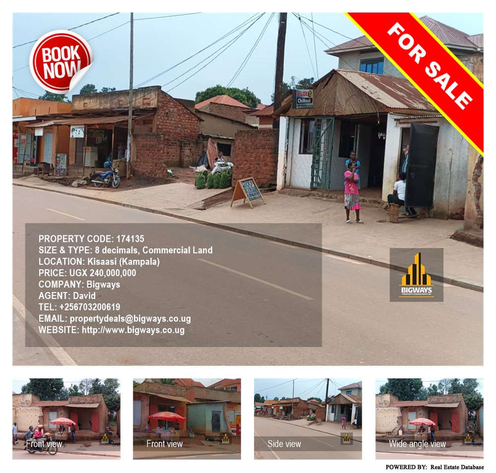 Commercial Land  for sale in Kisaasi Kampala Uganda, code: 174135