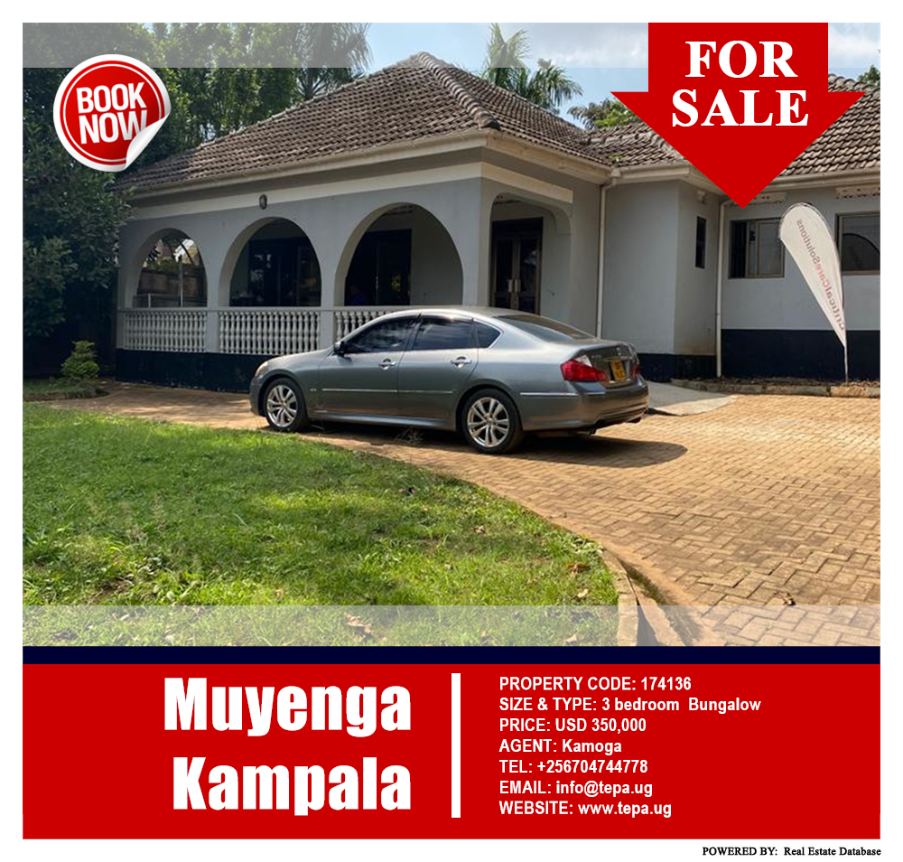 3 bedroom Bungalow  for sale in Muyenga Kampala Uganda, code: 174136