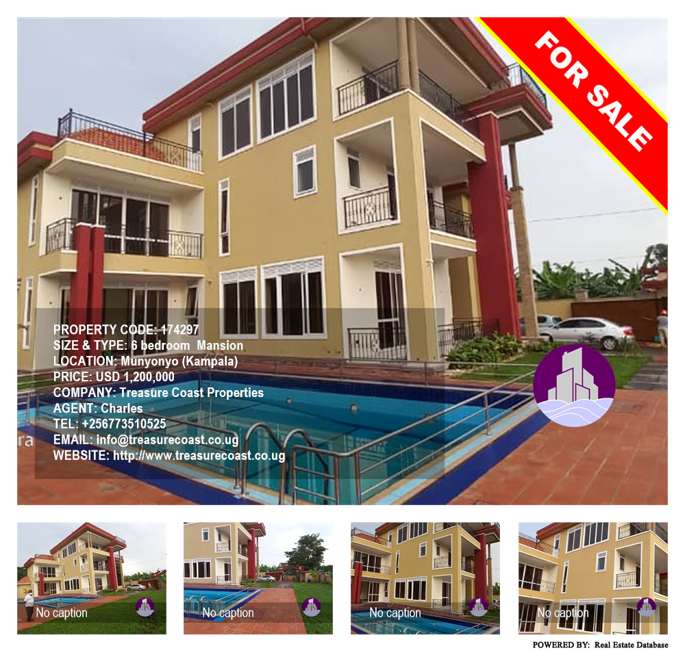 6 bedroom Mansion  for sale in Munyonyo Kampala Uganda, code: 174297