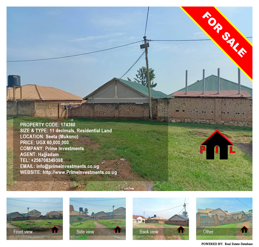 Residential Land  for sale in Seeta Mukono Uganda, code: 174360