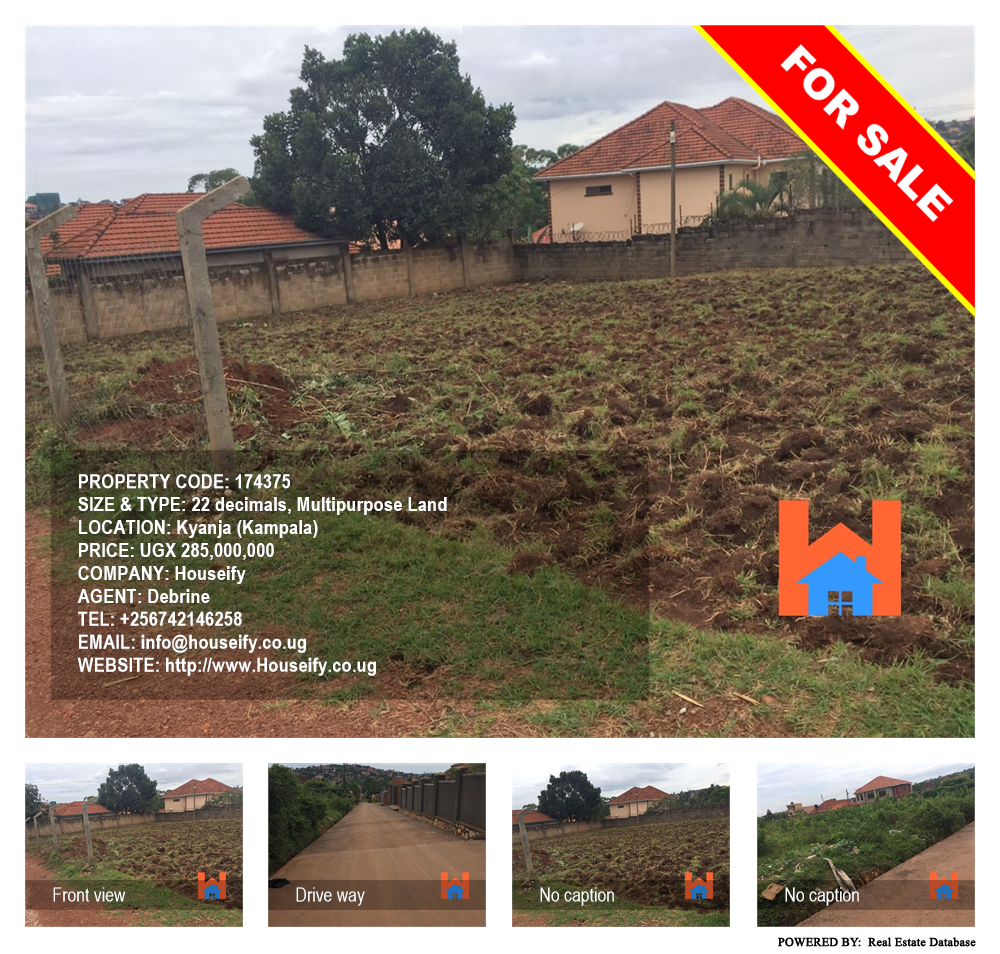 Multipurpose Land  for sale in Kyanja Kampala Uganda, code: 174375