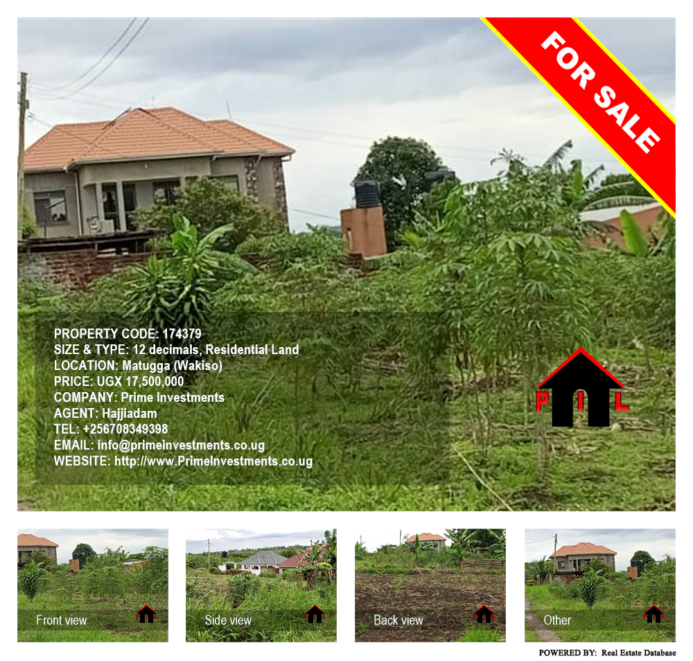Residential Land  for sale in Matugga Wakiso Uganda, code: 174379