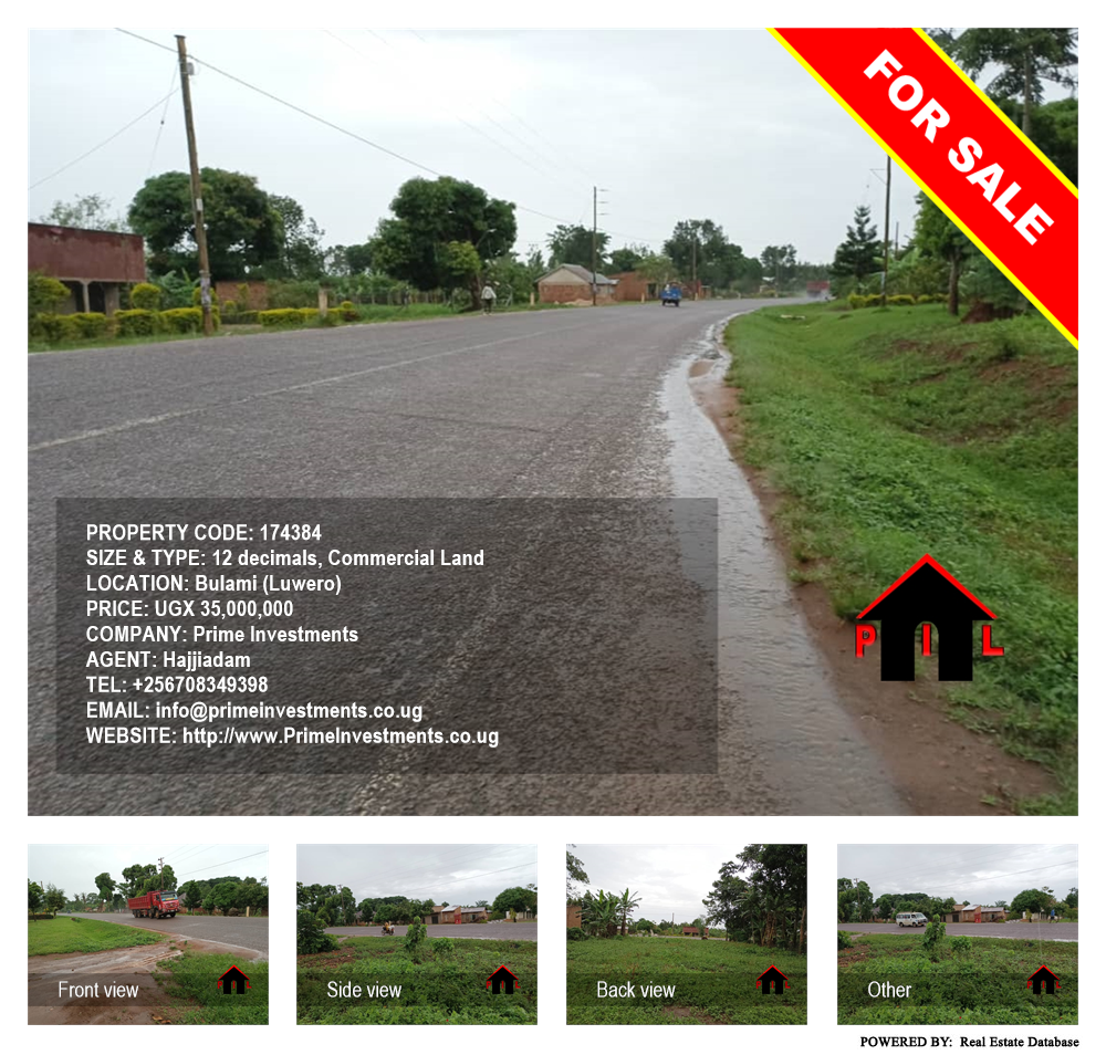 Commercial Land  for sale in Bulami Luweero Uganda, code: 174384