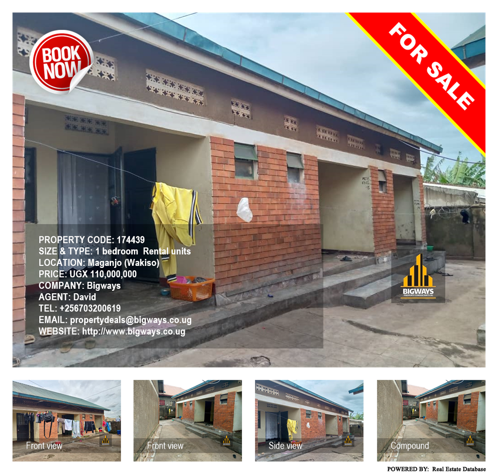 1 bedroom Rental units  for sale in Maganjo Wakiso Uganda, code: 174439