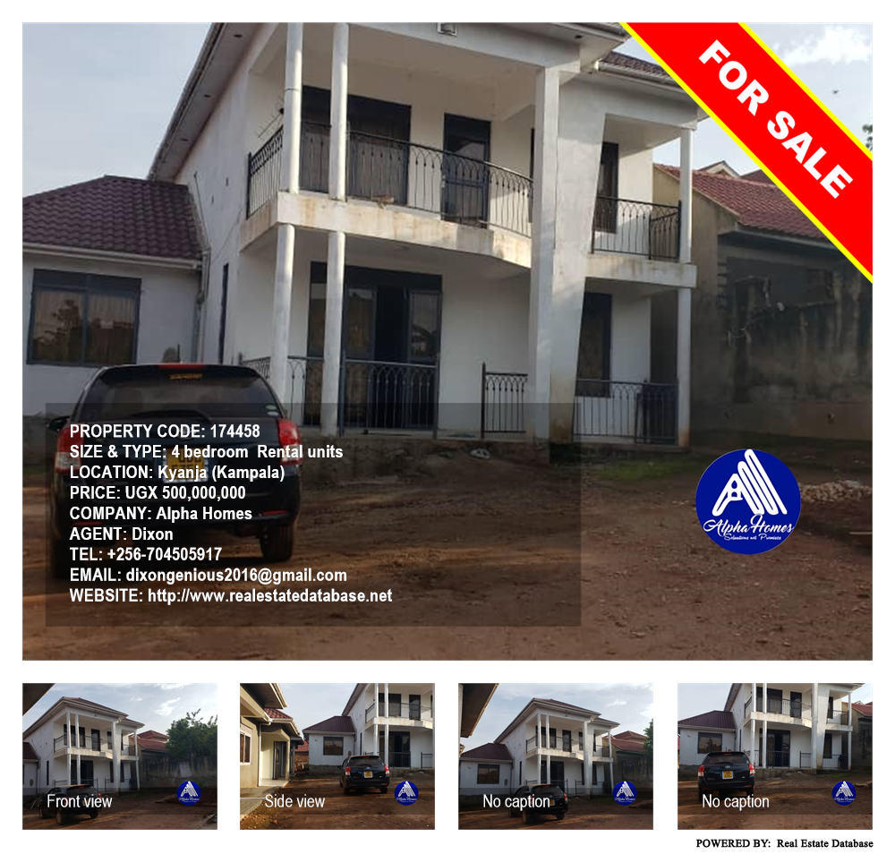 4 bedroom Rental units  for sale in Kyanja Kampala Uganda, code: 174458