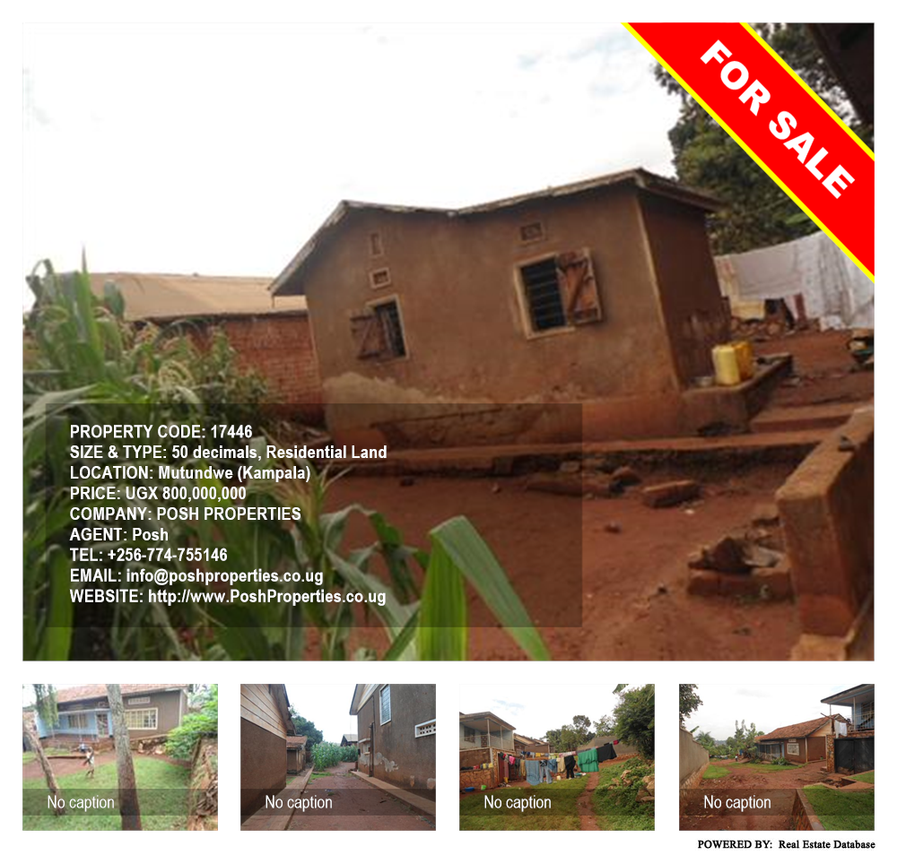 Residential Land  for sale in Mutundwe Kampala Uganda, code: 17446