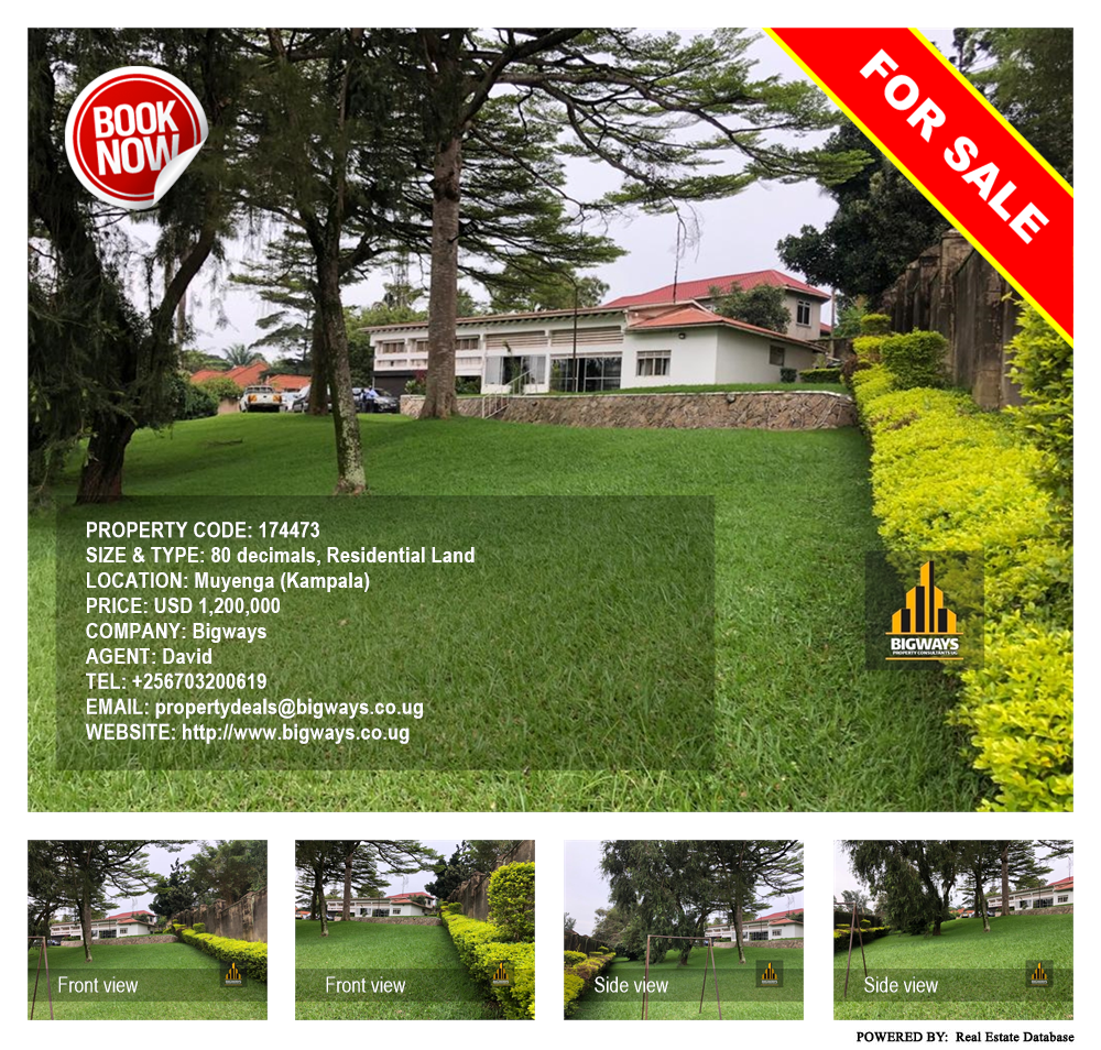 Residential Land  for sale in Muyenga Kampala Uganda, code: 174473