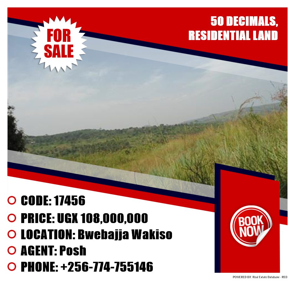 Residential Land  for sale in Bwebajja Wakiso Uganda, code: 17456