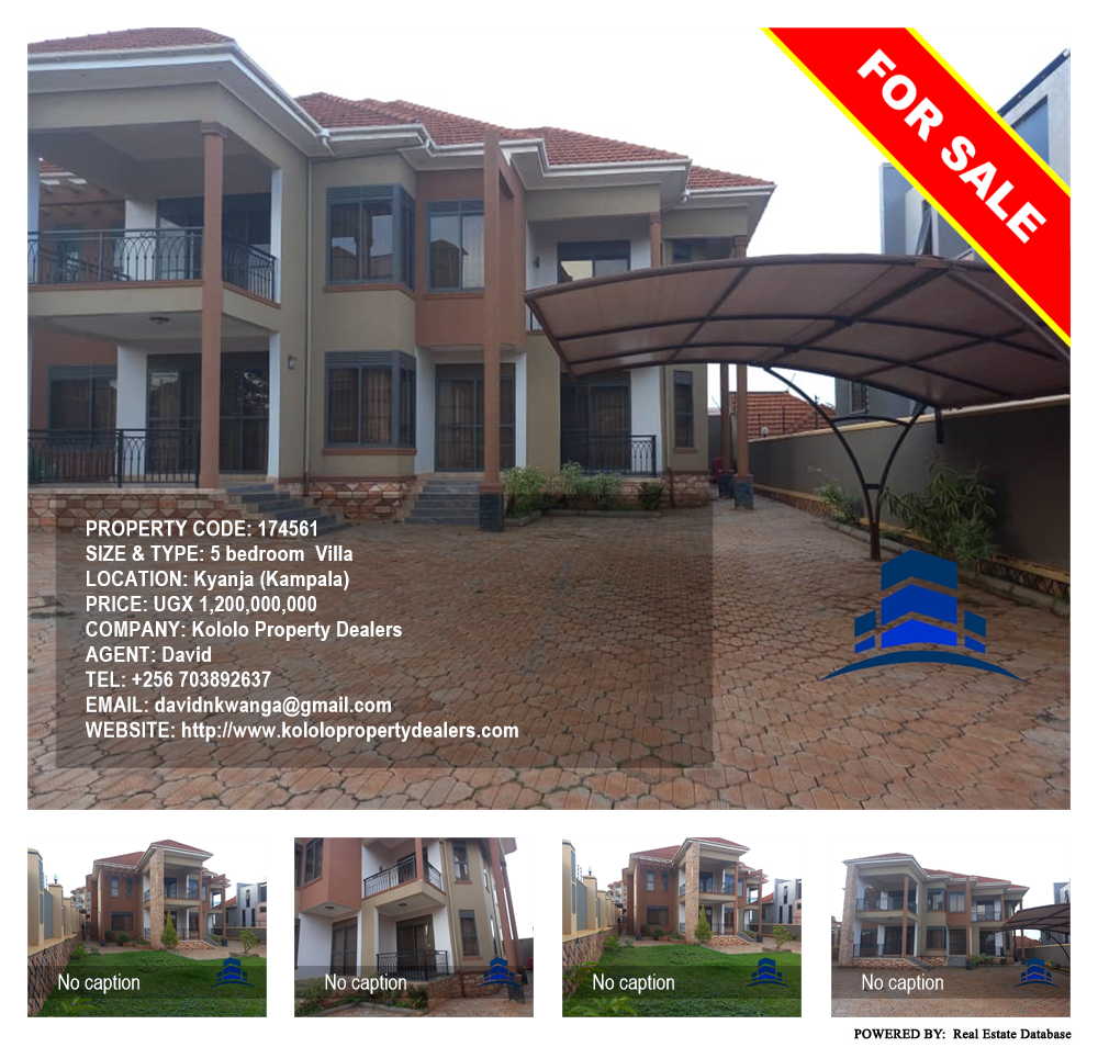 5 bedroom Villa  for sale in Kyanja Kampala Uganda, code: 174561