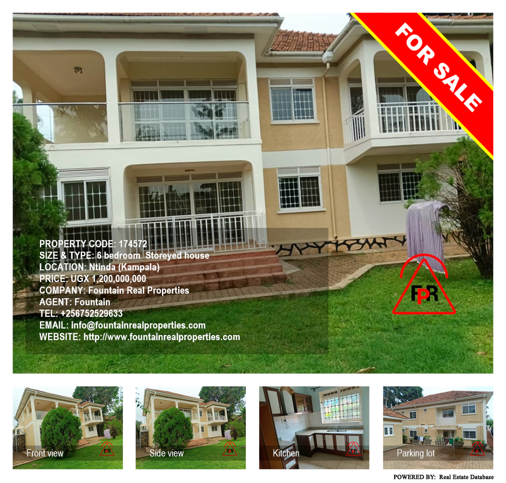 6 bedroom Storeyed house  for sale in Ntinda Kampala Uganda, code: 174572
