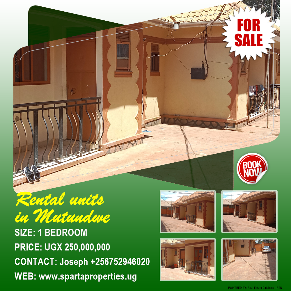 1 bedroom Rental units  for sale in Mutundwe Kampala Uganda, code: 174679