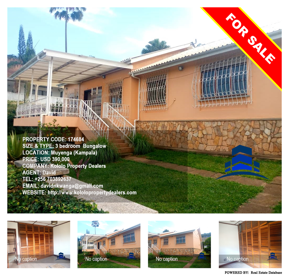 3 bedroom Bungalow  for sale in Muyenga Kampala Uganda, code: 174684