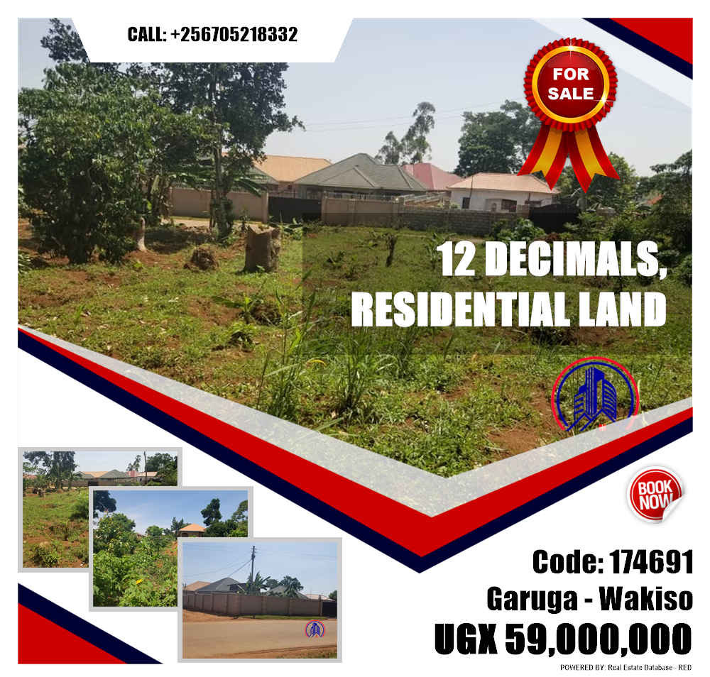 Residential Land  for sale in Garuga Wakiso Uganda, code: 174691