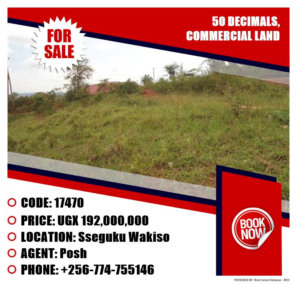 Commercial Land  for sale in Seguku Wakiso Uganda, code: 17470
