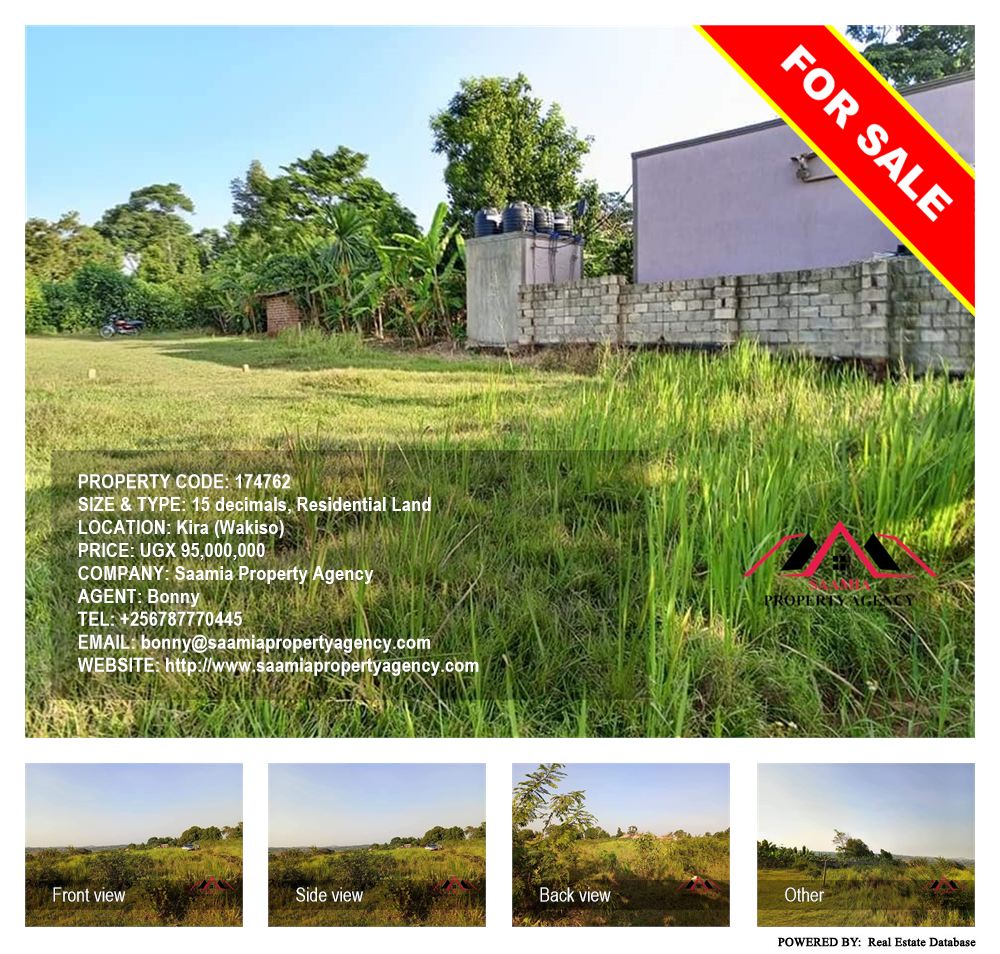 Residential Land  for sale in Kira Wakiso Uganda, code: 174762