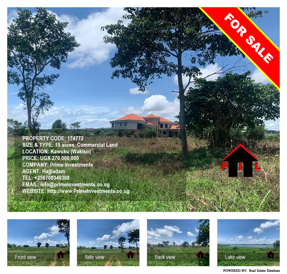 Commercial Land  for sale in Kawuku Wakiso Uganda, code: 174772