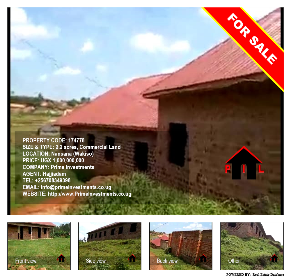 Commercial Land  for sale in Nansana Wakiso Uganda, code: 174778