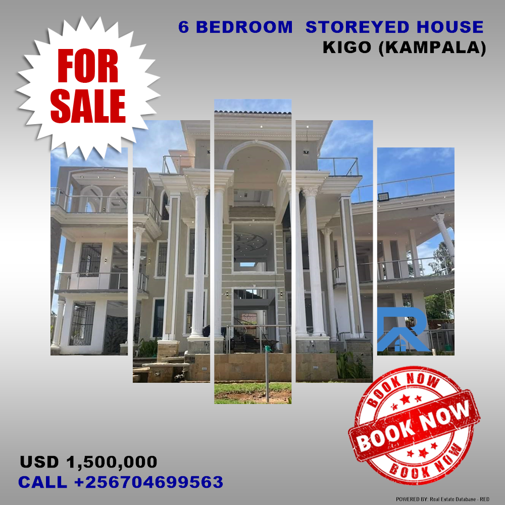 6 bedroom Storeyed house  for sale in Kigo Kampala Uganda, code: 174829