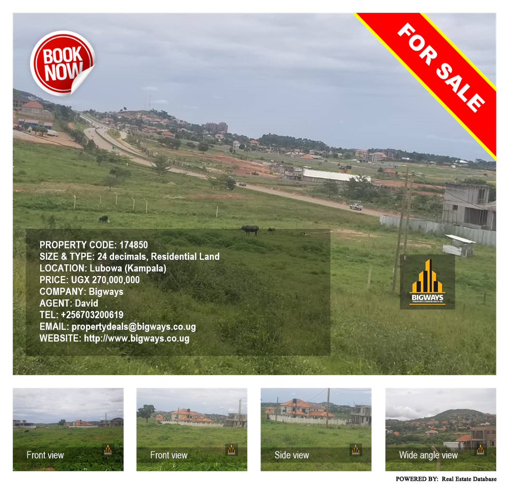 Residential Land  for sale in Lubowa Kampala Uganda, code: 174850
