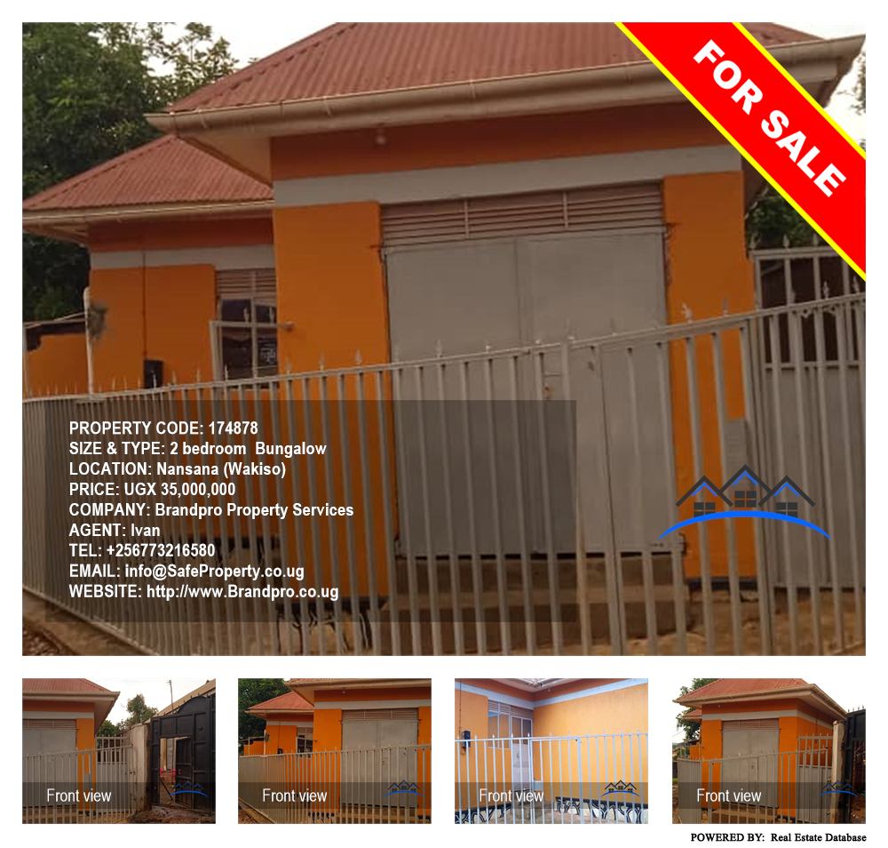 2 bedroom Bungalow  for sale in Nansana Wakiso Uganda, code: 174878