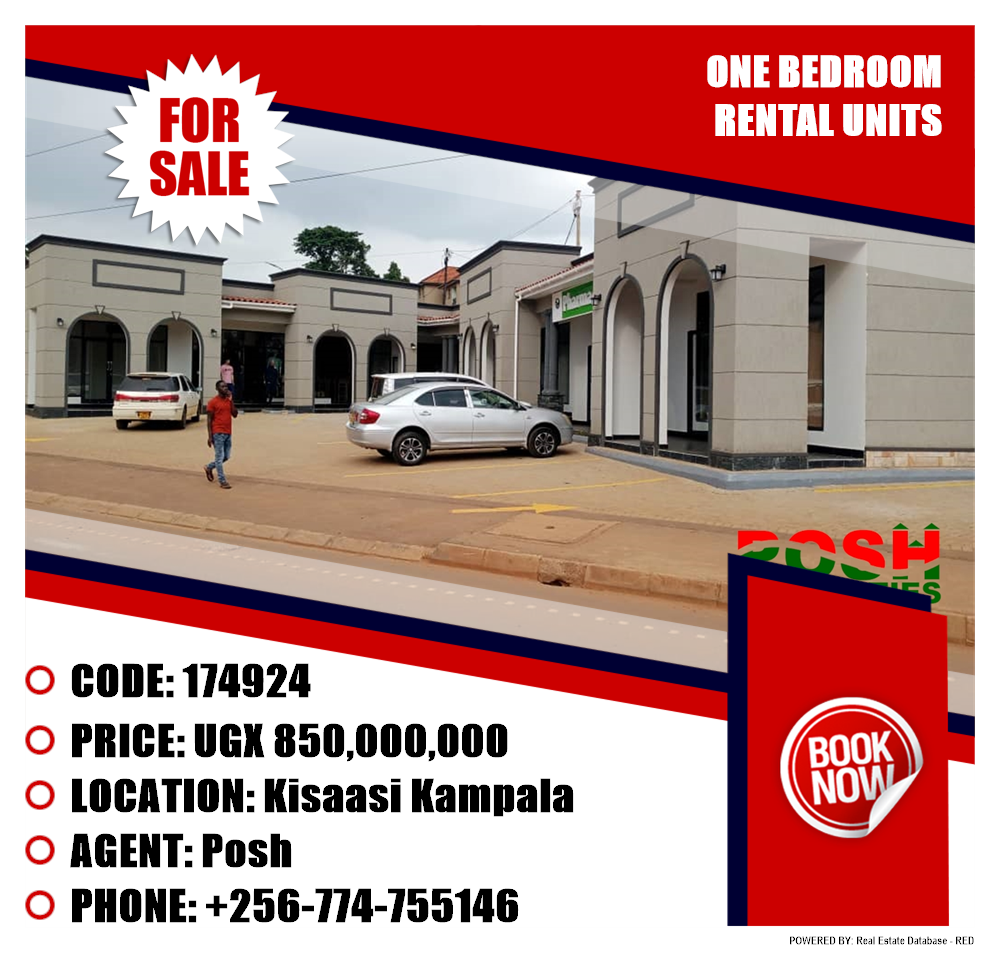 1 bedroom Rental units  for sale in Kisaasi Kampala Uganda, code: 174924