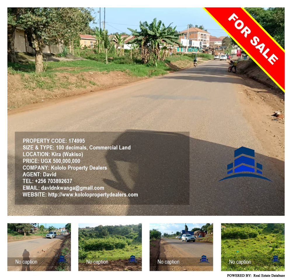 Commercial Land  for sale in Kira Wakiso Uganda, code: 174995