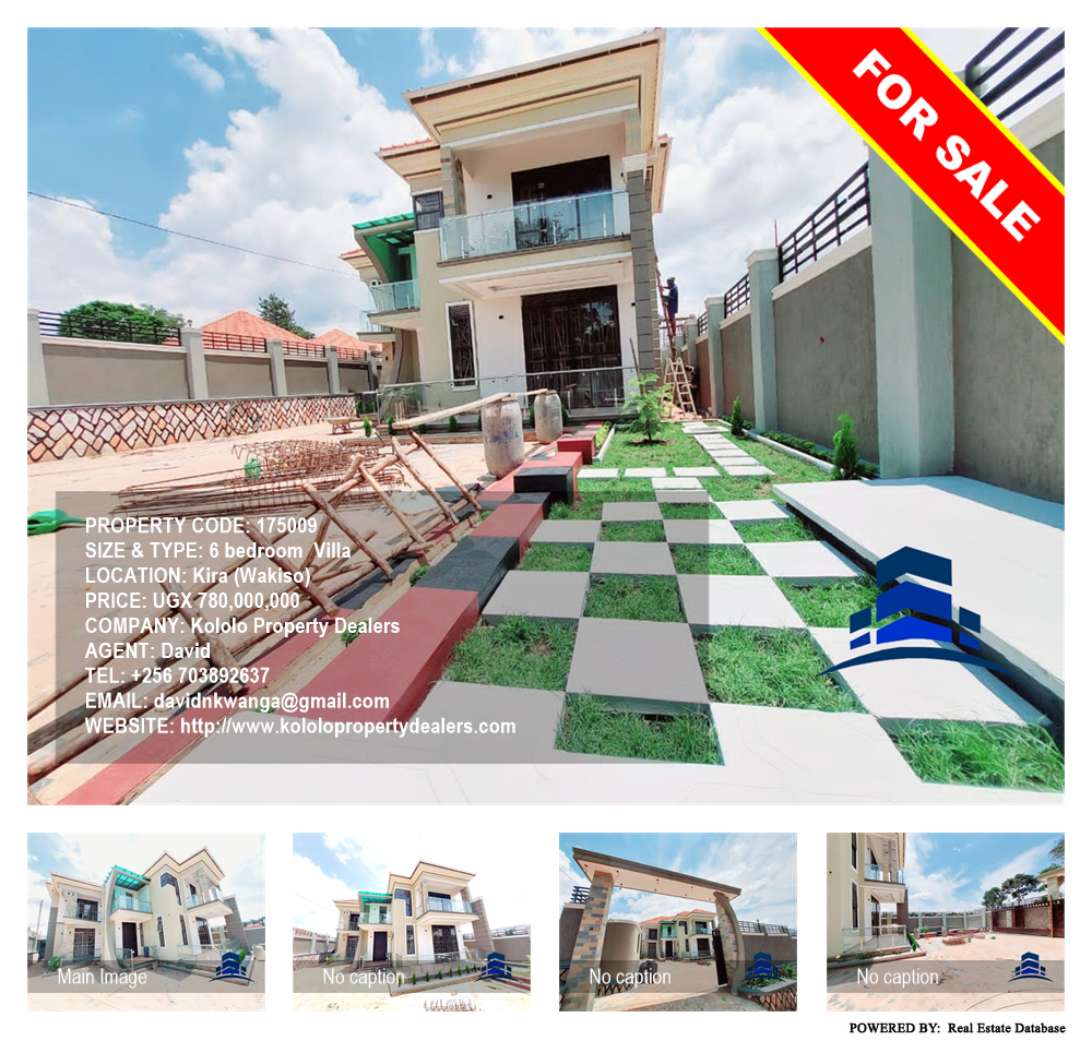6 bedroom Villa  for sale in Kira Wakiso Uganda, code: 175009