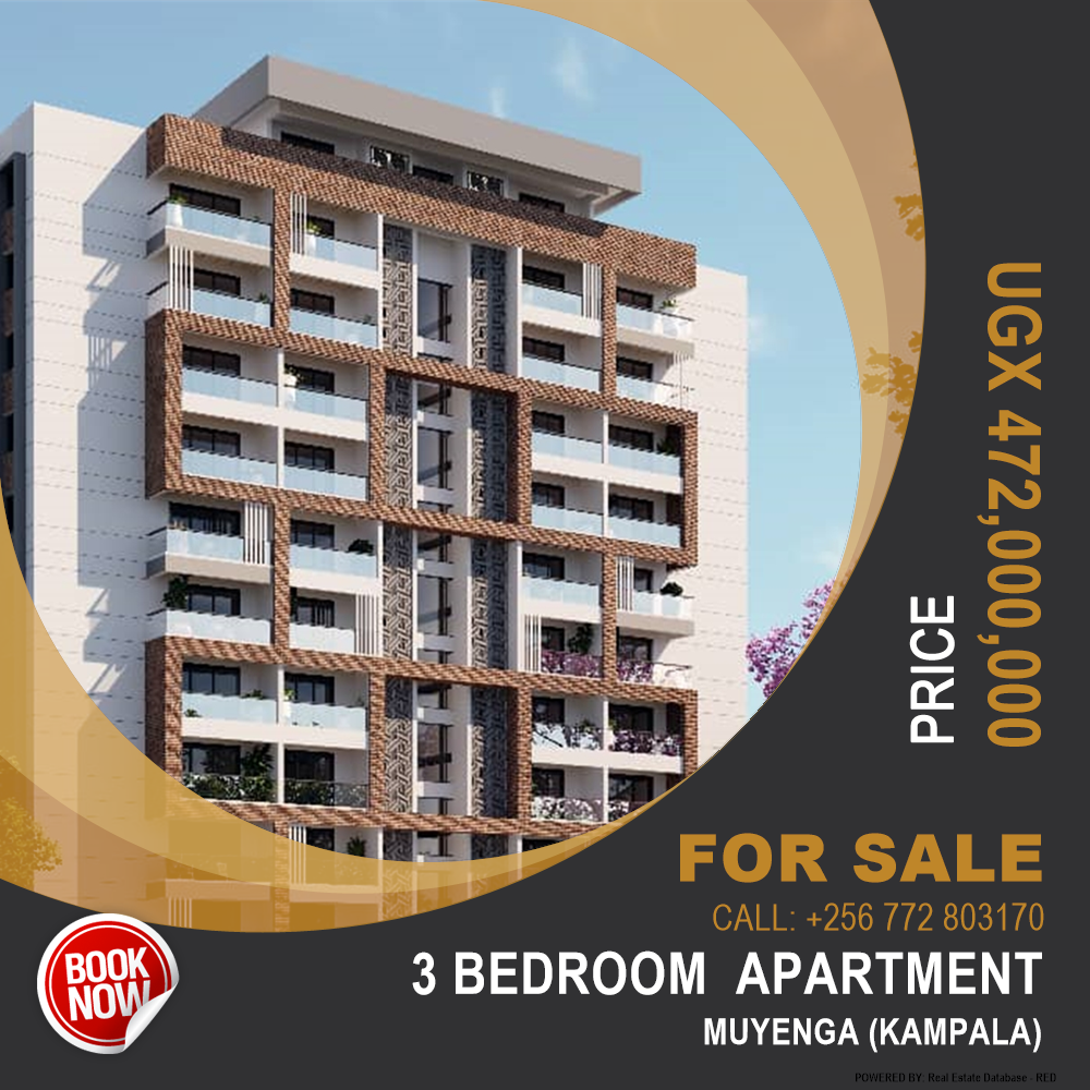 3 bedroom Apartment  for sale in Muyenga Kampala Uganda, code: 175034