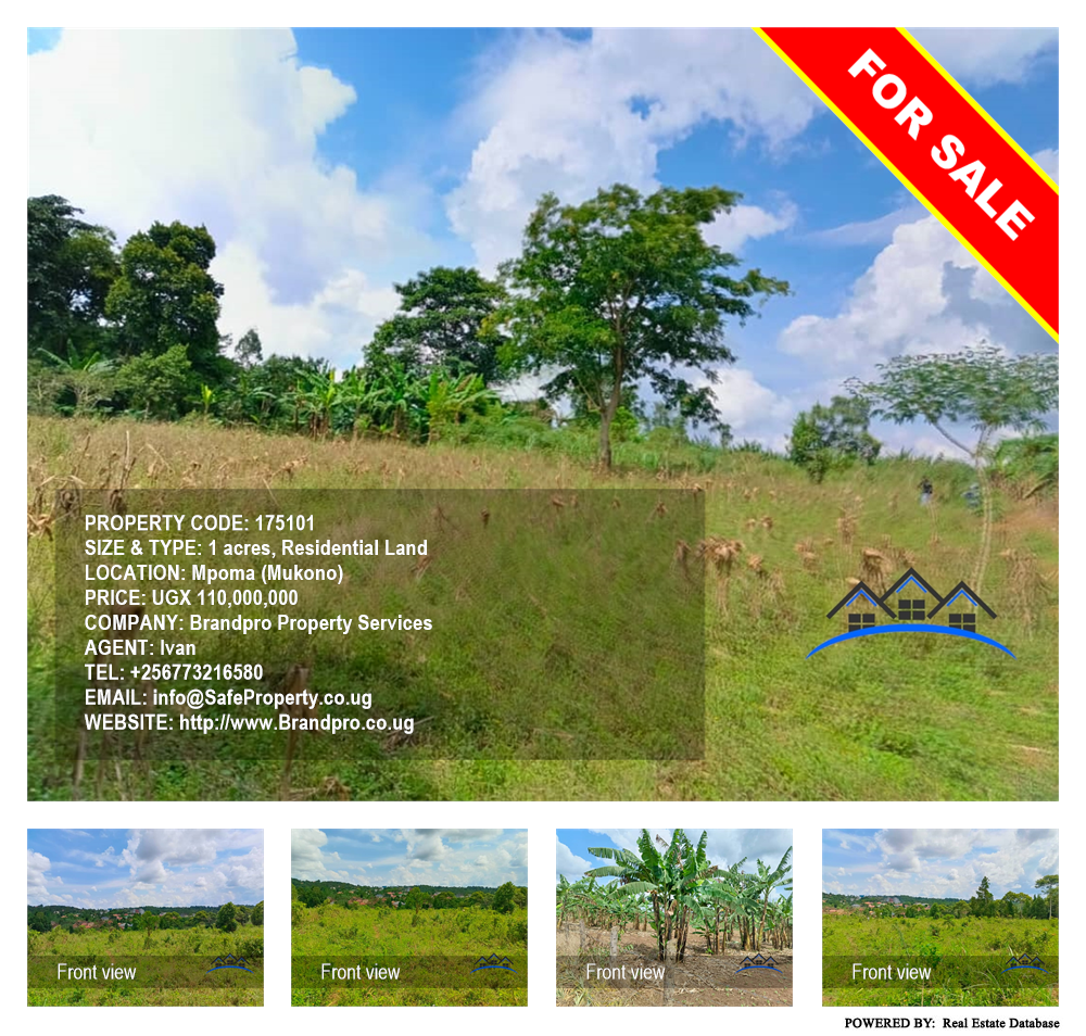 Residential Land  for sale in Mpoma Mukono Uganda, code: 175101