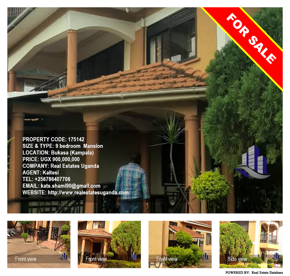 7 bedroom Mansion  for sale in Bukasa Kampala Uganda, code: 175142