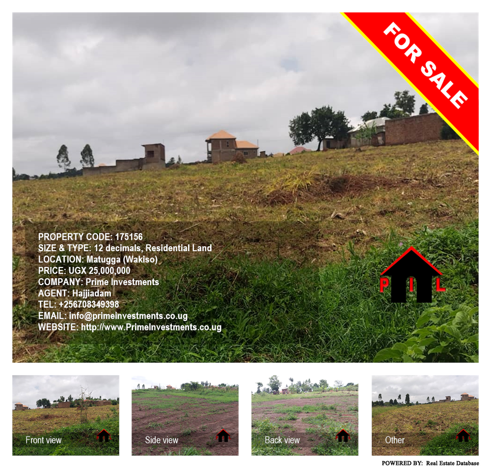 Residential Land  for sale in Matugga Wakiso Uganda, code: 175156