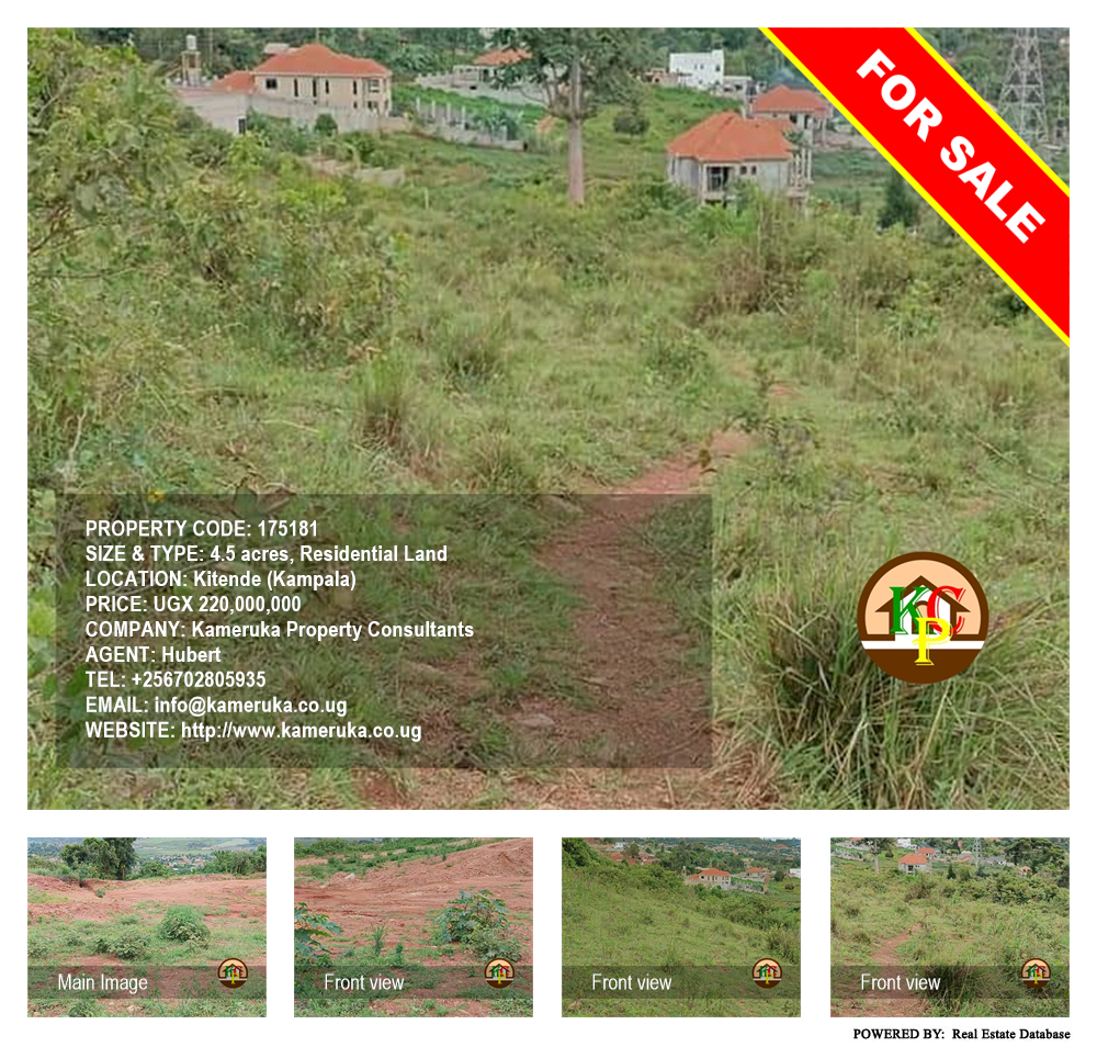 Residential Land  for sale in Kitende Kampala Uganda, code: 175181