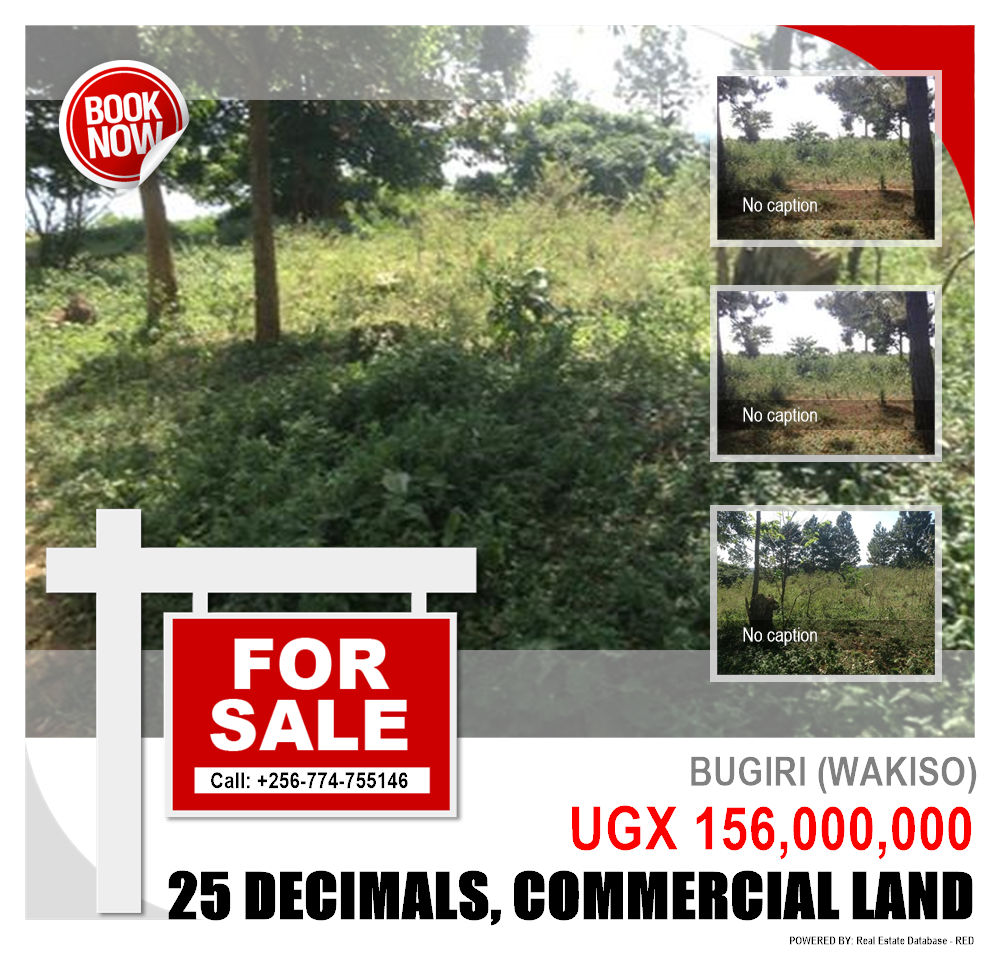 Commercial Land  for sale in Bugiri Wakiso Uganda, code: 17521