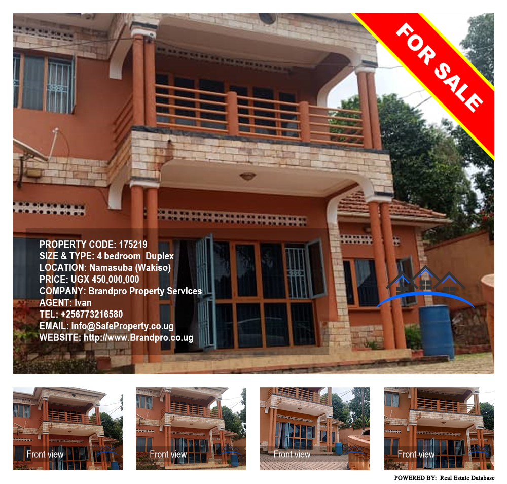 4 bedroom Duplex  for sale in Namasuba Wakiso Uganda, code: 175219
