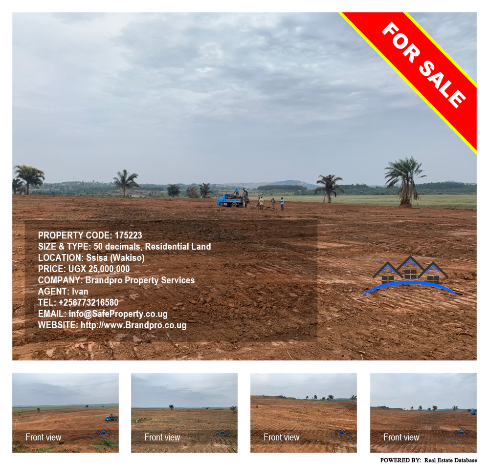 Residential Land  for sale in Ssisa Wakiso Uganda, code: 175223