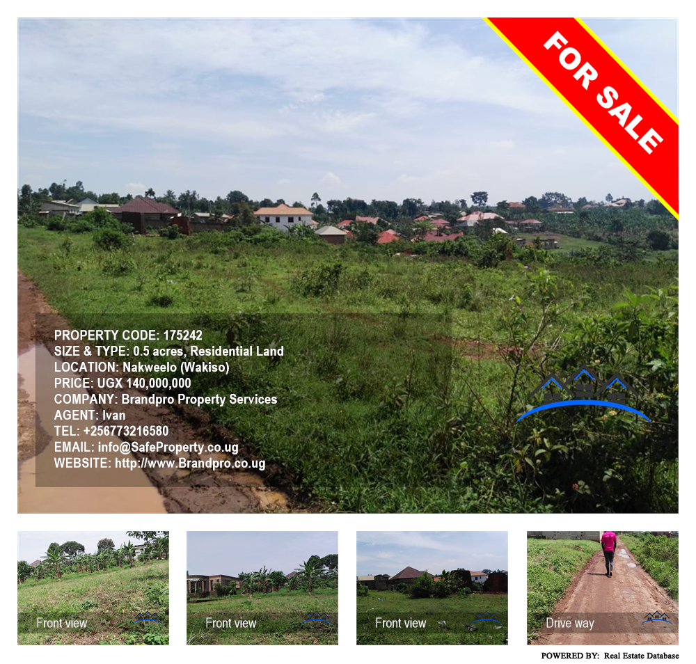 Residential Land  for sale in Nakweelo Wakiso Uganda, code: 175242