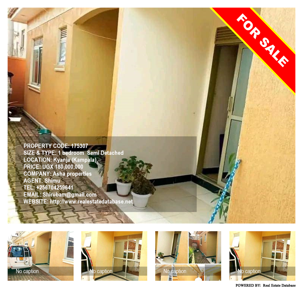 1 bedroom Semi Detached  for sale in Kyanja Kampala Uganda, code: 175307