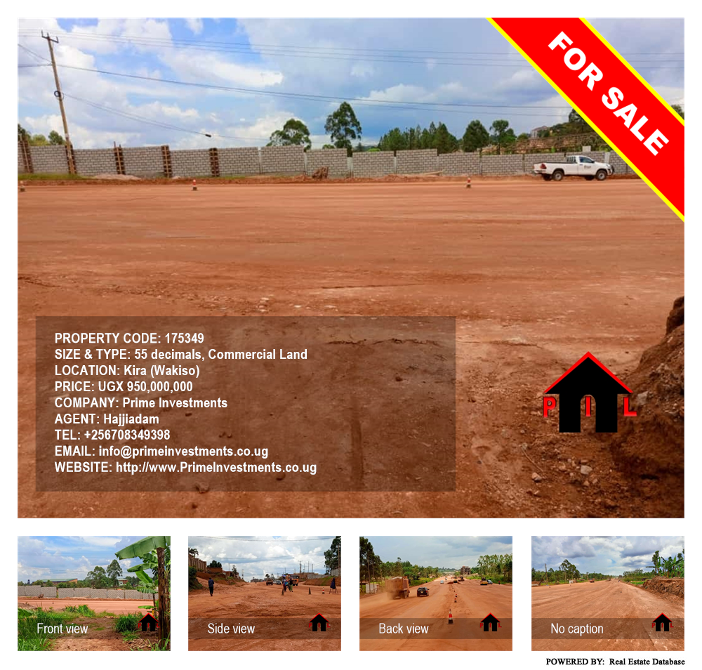 Commercial Land  for sale in Kira Wakiso Uganda, code: 175349