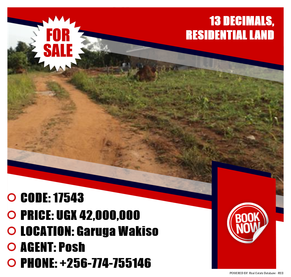 Residential Land  for sale in Garuga Wakiso Uganda, code: 17543