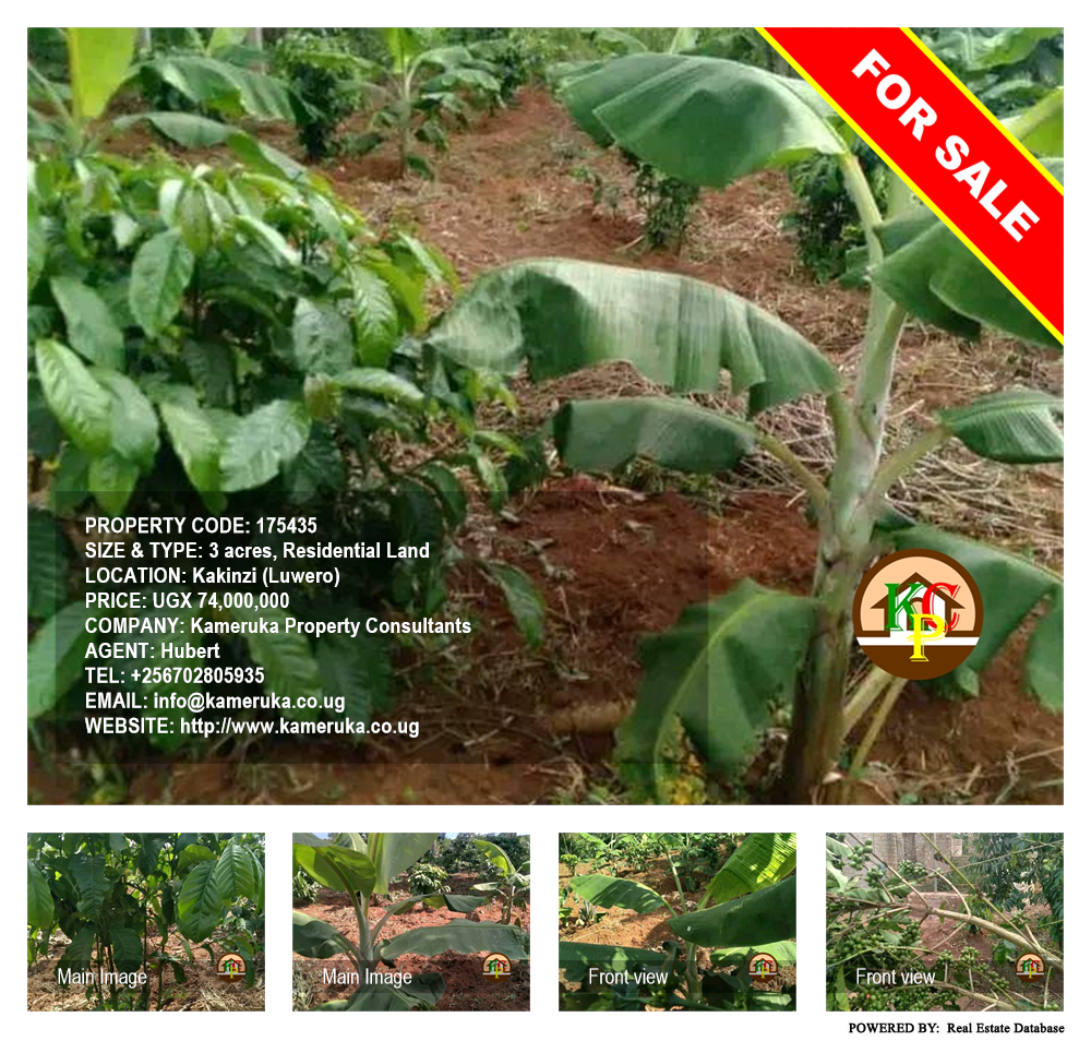 Residential Land  for sale in Kakinzi Luweero Uganda, code: 175435