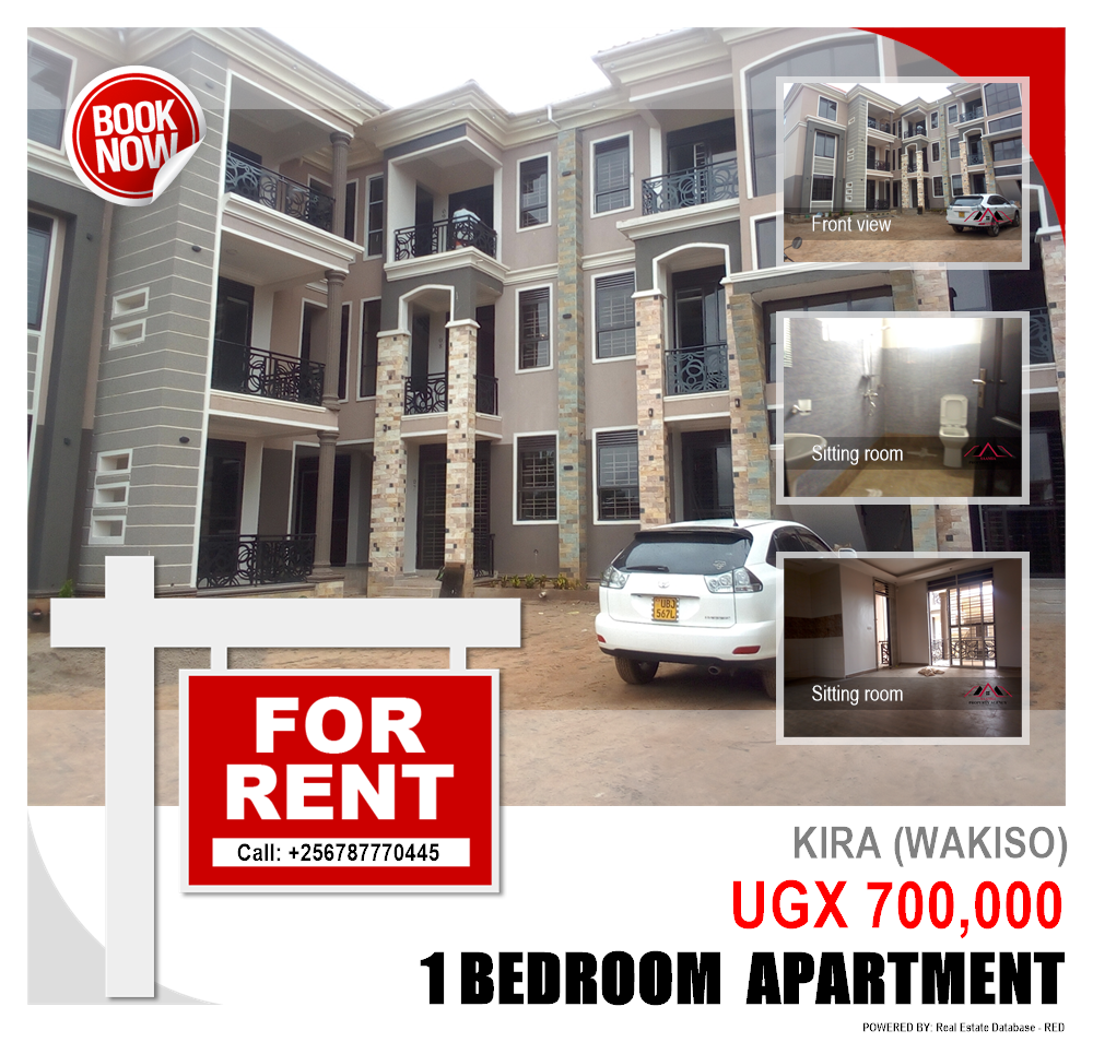 1 bedroom Apartment  for rent in Kira Wakiso Uganda, code: 175471