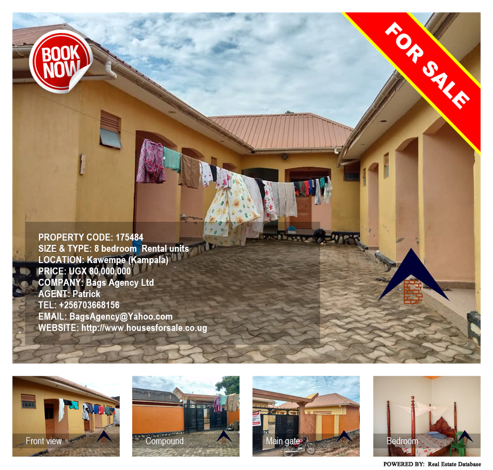 8 bedroom Rental units  for sale in Kawempe Kampala Uganda, code: 175484
