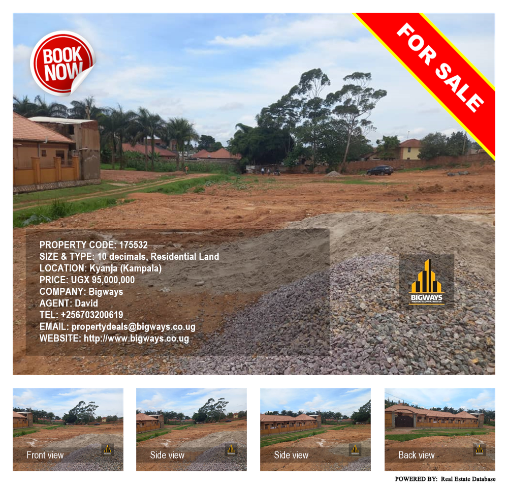 Residential Land  for sale in Kyanja Kampala Uganda, code: 175532
