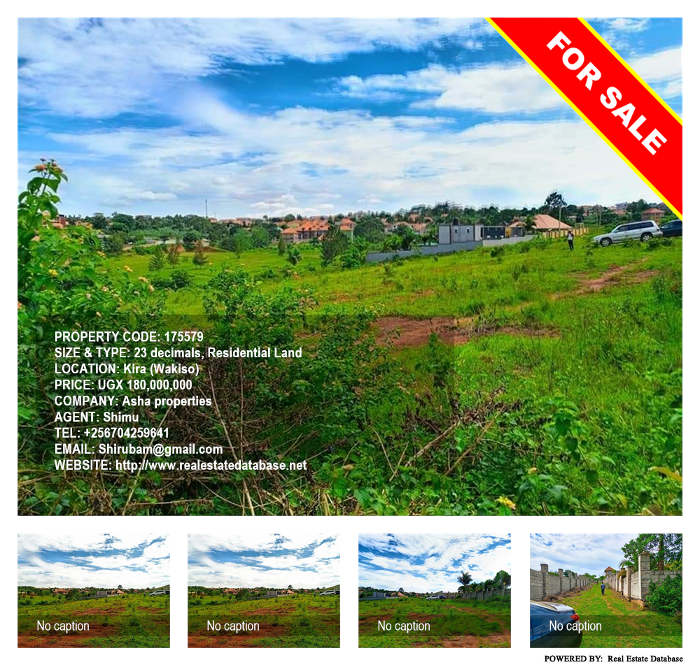 Residential Land  for sale in Kira Wakiso Uganda, code: 175579