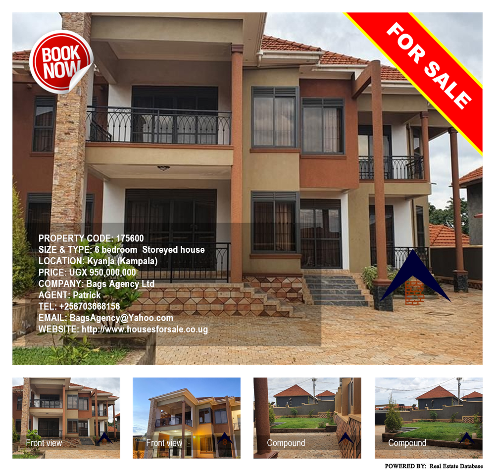 6 bedroom Storeyed house  for sale in Kyanja Kampala Uganda, code: 175600