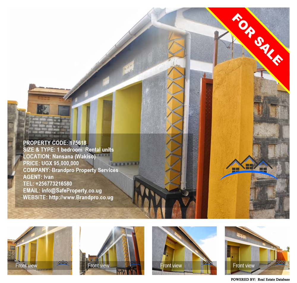 1 bedroom Rental units  for sale in Nansana Wakiso Uganda, code: 175618
