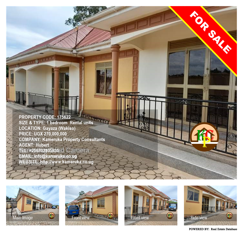 1 bedroom Rental units  for sale in Gayaza Wakiso Uganda, code: 175622